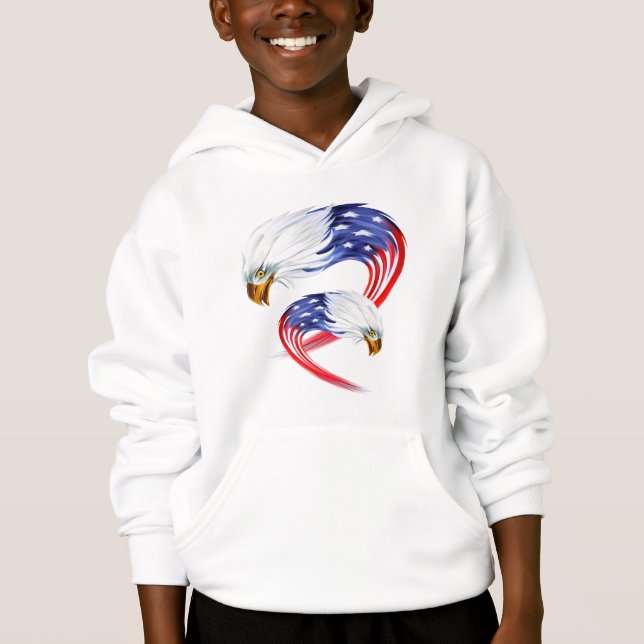 Boys Hoodie-Patriotic Hoodie (Front)