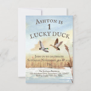 Boys Hunting Invitation