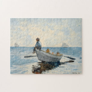 Boys in a Dory Winslow Homer Jigsaw Puzzle