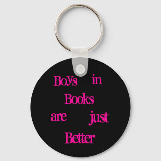 Boys in books keychain