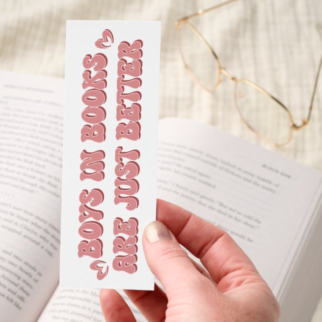 Boys in Books Smut Romance Bookmarks (Hand)