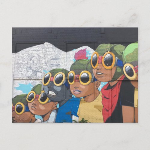 Boys In Goggles Detroit MI Postcard