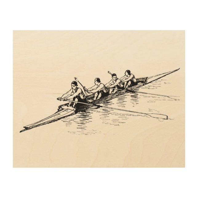 Boys In The Boat Wood Wall Art (Front)