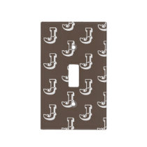 Boy's Initial Cowboy Light Switch Cover