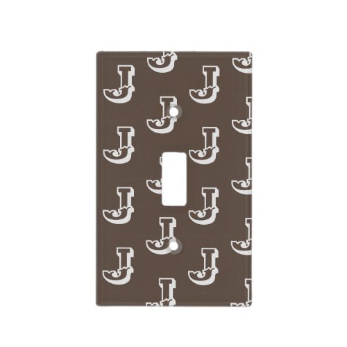 Boys Initial Cowboy Light Switch Cover