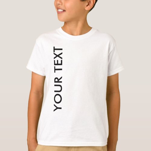 Boys Kids Best Cool Big Large Font Modern Elegant T_Shirt