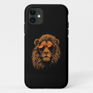 Boys Kids Funny Lion Animal iPhone 11 Case