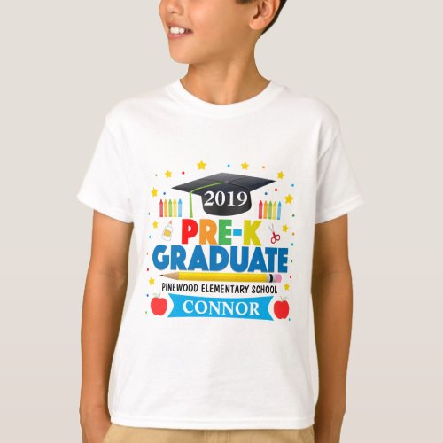 Boys Last Day of Pre_K Graduate T_shirt