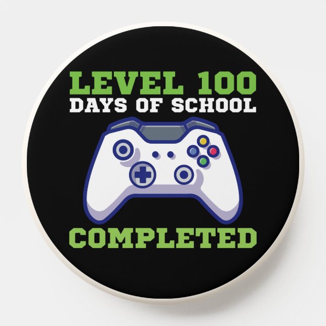 Boys Level 100 Days Of School Completed  PopSocket (Popsocket)