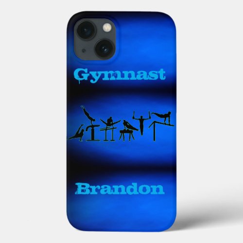Boys  Mens Gymnastics Events Ombre iPhone 13 Case