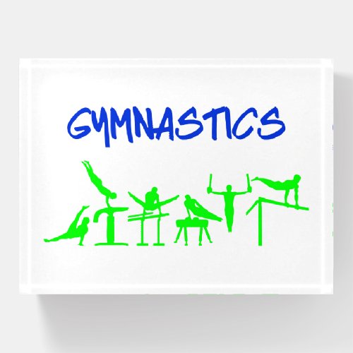 Boys Mens Gymnastics Paperweight