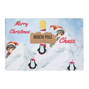 Boy's Merry Christmas Placemat