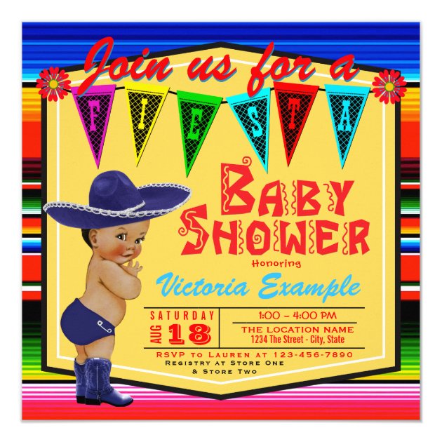 mexican fiesta baby shower