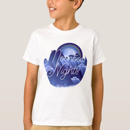 Boys Moonbow Nights T_Shirt  White