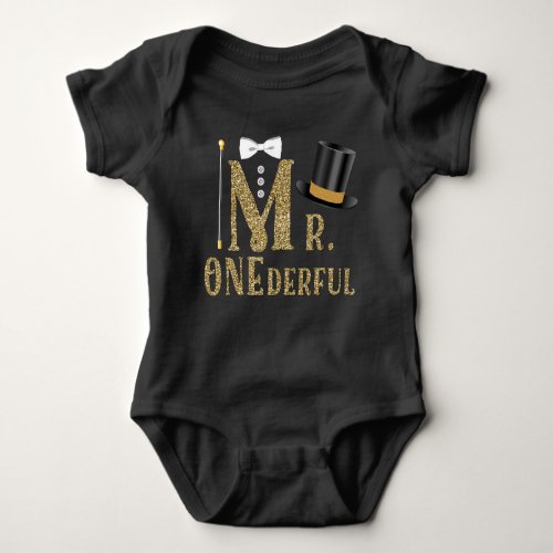 Boys Mr ONEderful 1st Birthday Shirts