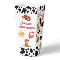 Boys My First Rodeo Cowboy 1st Birthday  Favor Boxes
