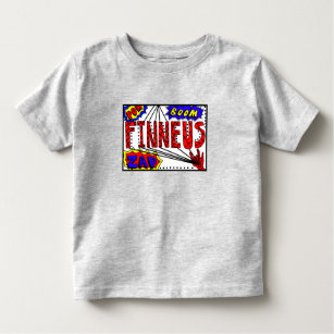 Boy's Name Finneus Spider Web Super Powers   Toddler T-shirt