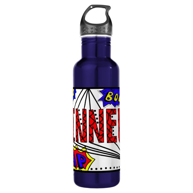 Boy's Name Finneus  Stainless Steel Water Bottle (Front)