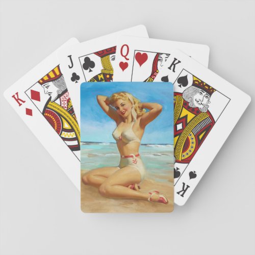 Boys Night Pin Up Poker Poker Cards