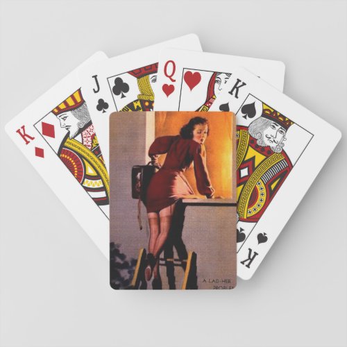 Boys Night Pin Up Poker Poker Cards