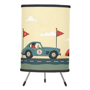 Boys Nursery Set: Race Car Table Lamp