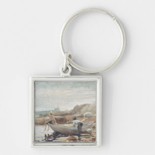 Boys on the Beach Keychain