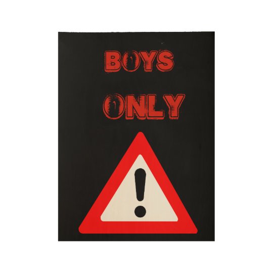 Boys only poster | Zazzle.com