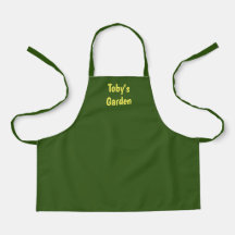 Boys' or girls' customizable gardening apron