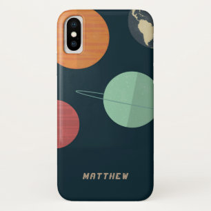 Boys Outer Space Planet Phone iPhone X Case