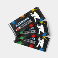 Boys Paintball Splatter Birthday