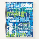 Boy&#39;s Personalized Custom Name Notebook at Zazzle