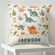 Boys Personalized Cute Dinosaur Pattern