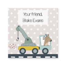 Boys Personalized Quirky Equipment Card