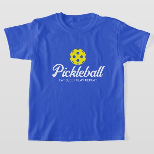 Boys pickleball t shirt for sporty kids