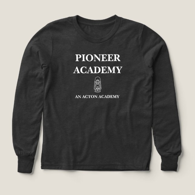 Boys' Pioneer Academy Long-Sleeve Tri-Blend Shirt (Design Front)