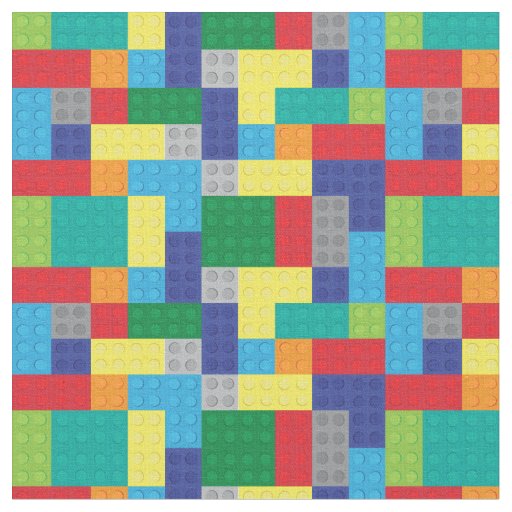 Boy's Plastic Toy Blocks Bricks Fabric