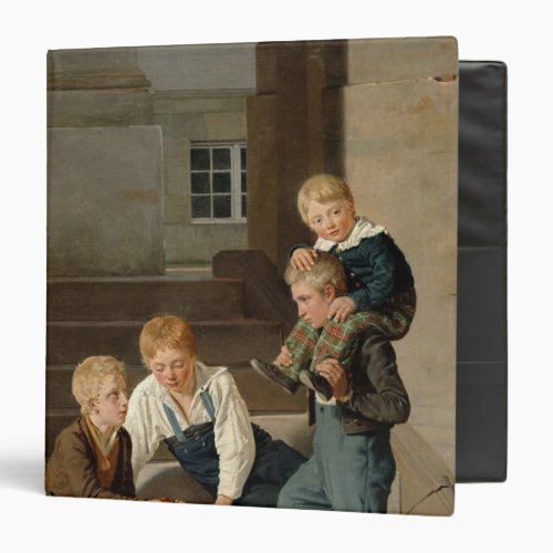 Boys Playing Dice in Front of Christiansborg Binder