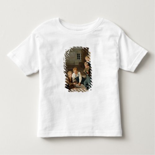 Boys Playing Dice in Front of Christiansborg Toddler T_shirt