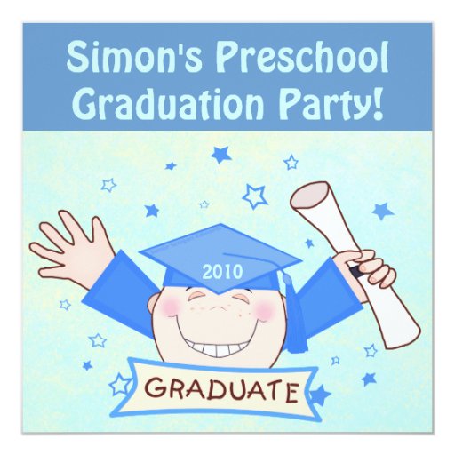 Kindergarten Graduation Party Invitations 10