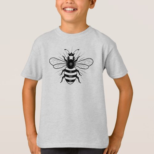 Boys Queen Bee  Gray T_Shirt