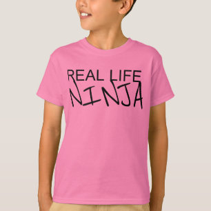 Boys Real Life Ninja Orange Shirt