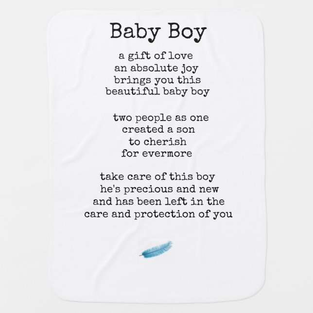 boys receiving blanket (Front)