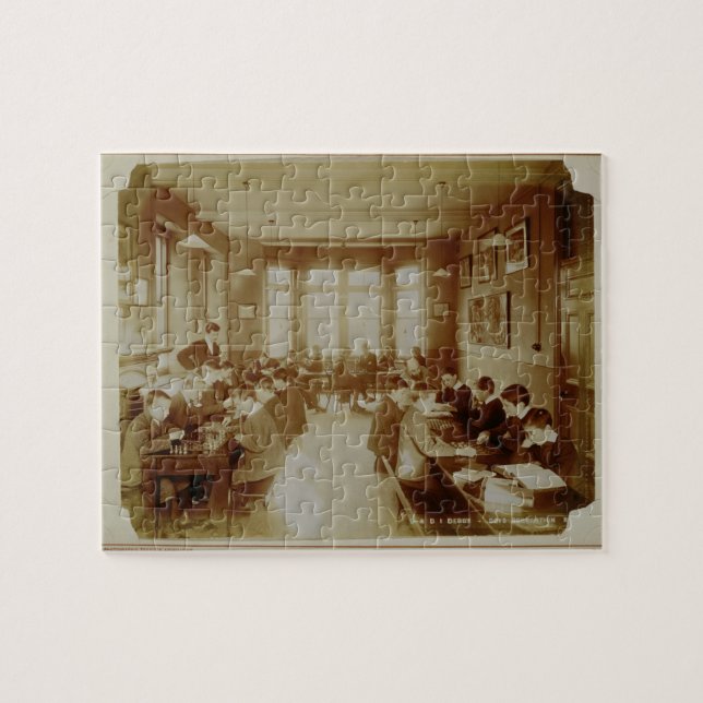 Boy's Recreation Room at the Deaf and Dumb Institu Jigsaw Puzzle (Horizontal)