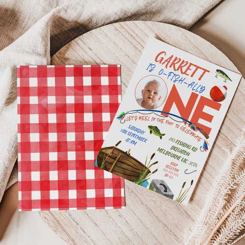 Boys Reel In Fun Ofishally One 1st Birthday