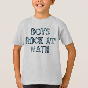Boys Rock At Math T-Shirt