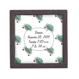 Boys Room Classic Car Gifts Sweet Green Retro Car Jewelry Box