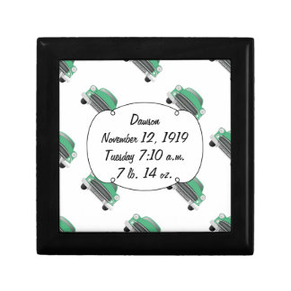 Boys Room Classic Car Gifts Sweet Green Retro Car Keepsake Box