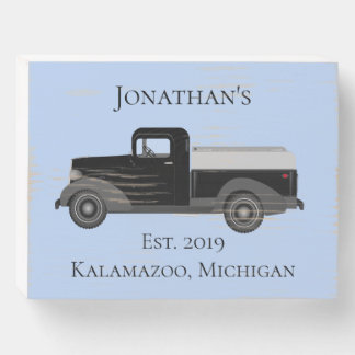 Boy's Room Sign Truck