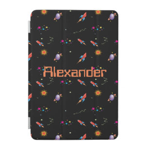 Boys School Personal Space Rocket iPad Mini Cover