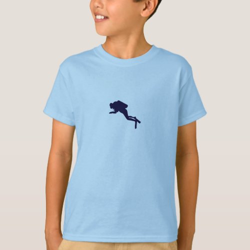 Boys Scuba Diver Design T_Shirt